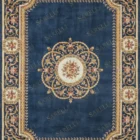 Sarelli Interiors Textiles Sapphire Court Medallion Classic Neoclassic Style Custom Bespoke Elegant Italian Luxury Premium Handmade & Handtufted Area Rug Carpet, Made of Bamboo Silk Material, With Cotton Backing, 2 Levels & Carving Processing Method, 8-14mm Thickness, Available in Bamboo Silk, Tencel, Viscose, Fine Wool, Flame Retardant & Stain Resistant Optional Finishes