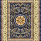 Sarelli Interiors Textiles Floral Sunburst Medallion Classic Aubusson Style Custom Bespoke Elegant Italian Luxury Premium Handmade & Handtufted Area Rug Carpet, Made of Viscose Material, With Cotton Backing, 2 Levels & Carving Processing Method, 8-14mm Thickness, Available in Bamboo Silk, Tencel, Viscose, Fine Wool, Flame Retardant & Stain Resistant Optional Finishes