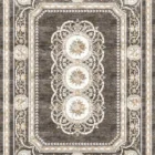 Sarelli Interiors Textiles Royal Garden Medallions Classic Neoclassic Style Custom Bespoke Elegant Italian Luxury Premium Handmade & Handtufted Area Rug Carpet, Made of Bamboo Silk Material, With Cotton Backing, 2 Levels & Carving Processing Method, 8-14mm Thickness, Available in Bamboo Silk, Tencel, Viscose, Fine Wool, Flame Retardant & Stain Resistant Optional Finishes