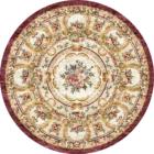 Sarelli Interiors Textiles Aristocrat Floral Carousel Classic Savonnerie Style Custom Bespoke Elegant Italian Luxury Premium Handmade & Handtufted Area Rug Carpet, Made of Viscose Material, With Cotton Backing, High & Low Processing Method, 8-14mm Thickness, Available in Bamboo Silk, Tencel, Viscose, Fine Wool, Flame Retardant & Stain Resistant Optional Finishes