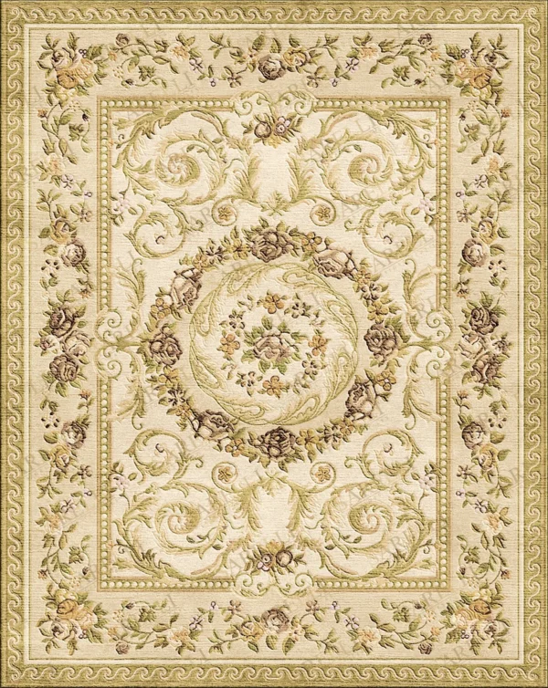 Sarelli Interiors Textiles Savonnerie Rose Bouquet Classic Aubusson Style Custom Bespoke Elegant Italian Luxury Premium Handmade & Handtufted Area Rug Carpet, Made of Viscose Material, With Cotton Backing, 1 Level Cut Pile & Carving Processing Method, 8-14mm Thickness, Available in Bamboo Silk, Tencel, Viscose, Fine Wool, Flame Retardant & Stain Resistant Optional Finishes