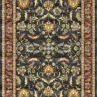 Sarelli Interiors Textiles Midnight Botanical Treasury Classic Aubusson Style Custom Bespoke Elegant Italian Luxury Premium Handmade & Handtufted Area Rug Carpet, Made of Viscose Material, With Cotton Backing, 1 Level Cut Pile Processing Method, 8-14mm Thickness, Available in Bamboo Silk, Tencel, Viscose, Fine Wool, Flame Retardant & Stain Resistant Optional Finishes