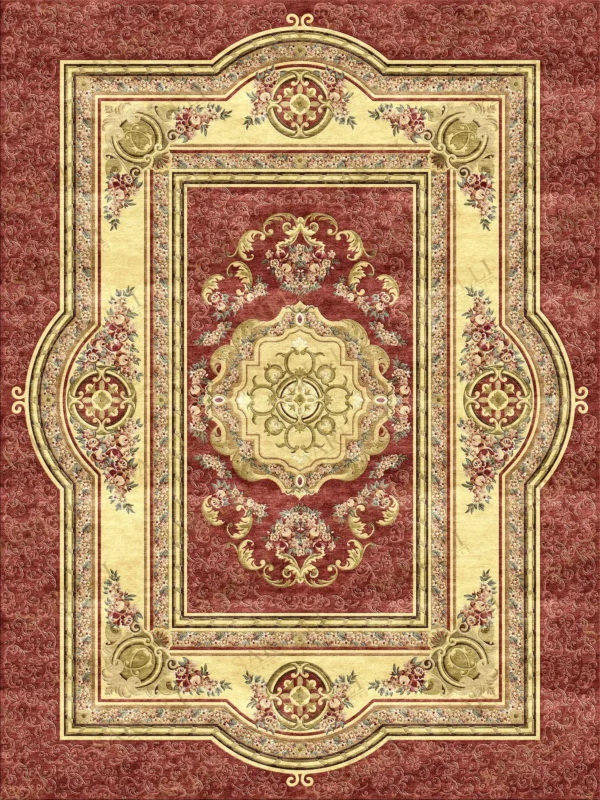 Sarelli Interiors Textiles Royal Court Bouquet Classic Aubusson Style Custom Bespoke Elegant Italian Luxury Premium Handmade & Handtufted Area Rug Carpet, Made of Viscose Material, With Cotton Backing, 1 Level Cut Pile Processing Method, 8-14mm Thickness, Available in Bamboo Silk, Tencel, Viscose, Fine Wool, Flame Retardant & Stain Resistant Optional Finishes
