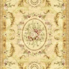 Sarelli Interiors Textiles Alabaster Feather Garland Classic Savonnerie Style Custom Bespoke Elegant Italian Luxury Premium Handmade & Handtufted Area Rug Carpet, Made of Viscose Material, With Cotton Backing, 1 Level Cut Pile Processing Method, 8-14mm Thickness, Available in Bamboo Silk, Tencel, Viscose, Fine Wool, Flame Retardant & Stain Resistant Optional Finishes