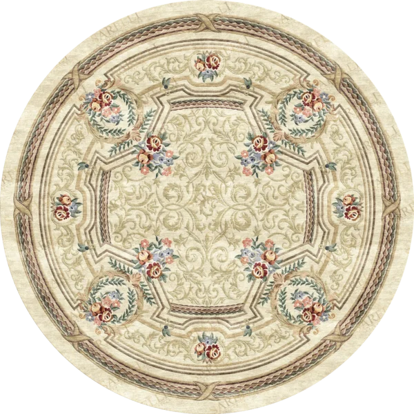 Sarelli Interiors Textiles Empire Ribbon Medallion Classic Neoclassic Style Custom Bespoke Elegant Italian Luxury Premium Handmade & Handtufted Area Rug Carpet, Made of Bamboo Silk Material, With Cotton Backing, 1 Level Cut Pile Processing Method, 8-14mm Thickness, Available in Bamboo Silk, Tencel, Viscose, Fine Wool, Flame Retardant & Stain Resistant Optional Finishes