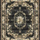 Sarelli Interiors Textiles Onyx Blossom Harmony Classic Savonnerie Style Custom Bespoke Elegant Italian Luxury Premium Handmade & Handtufted Area Rug Carpet, Made of Viscose Material, With Cotton Backing, High & Low Processing Method, 8-14mm Thickness, Available in Bamboo Silk, Tencel, Viscose, Fine Wool, Flame Retardant & Stain Resistant Optional Finishes