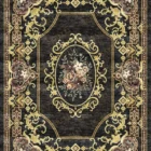 Sarelli Interiors Textiles Baroque Jewel Bouquet Classic Aubusson Style Custom Bespoke Elegant Italian Luxury Premium Handmade & Handtufted Area Rug Carpet, Made of Viscose Material, With Cotton Backing, High & Low Processing Method, 8-14mm Thickness, Available in Bamboo Silk, Tencel, Viscose, Fine Wool, Flame Retardant & Stain Resistant Optional Finishes