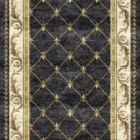 Sarelli Interiors Textiles Geometrical Leaf Majesty Classic Neoclassic Style Custom Bespoke Elegant Italian Luxury Premium Handmade & Handtufted Area Rug Carpet, Made of Bamboo Silk Material, With Cotton Backing, 2 Levels & Carving Processing Method, 8-14mm Thickness, Available in Bamboo Silk, Tencel, Viscose, Fine Wool, Flame Retardant & Stain Resistant Optional Finishes