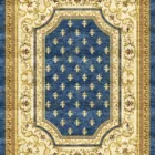 Sarelli Interiors Textiles Imperial Lily Medallion Classic Neoclassic Style Custom Bespoke Elegant Italian Luxury Premium Handmade & Handtufted Area Rug Carpet, Made of Bamboo Silk Material, With Cotton Backing, 3 Levels Processing Method, 8-14mm Thickness, Available in Bamboo Silk, Tencel, Viscose, Fine Wool, Flame Retardant & Stain Resistant Optional Finishes