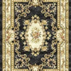 Sarelli Interiors Textiles Baroque Pearl Rosette Classic Aubusson Style Custom Bespoke Elegant Italian Luxury Premium Handmade & Handtufted Area Rug Carpet, Made of Viscose Material, With Cotton Backing, 3 Levels Processing Method, 8-14mm Thickness, Available in Bamboo Silk, Tencel, Viscose, Fine Wool, Flame Retardant & Stain Resistant Optional Finishes