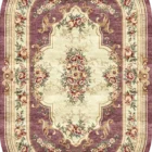 Sarelli Interiors Textiles Aubusson Garden Oval Classic Aubusson Style Custom Bespoke Elegant Italian Luxury Premium Handmade & Handtufted Area Rug Carpet, Made of Viscose Material, With Cotton Backing, 3 Levels Processing Method, 8-14mm Thickness, Available in Bamboo Silk, Tencel, Viscose, Fine Wool, Flame Retardant & Stain Resistant Optional Finishes