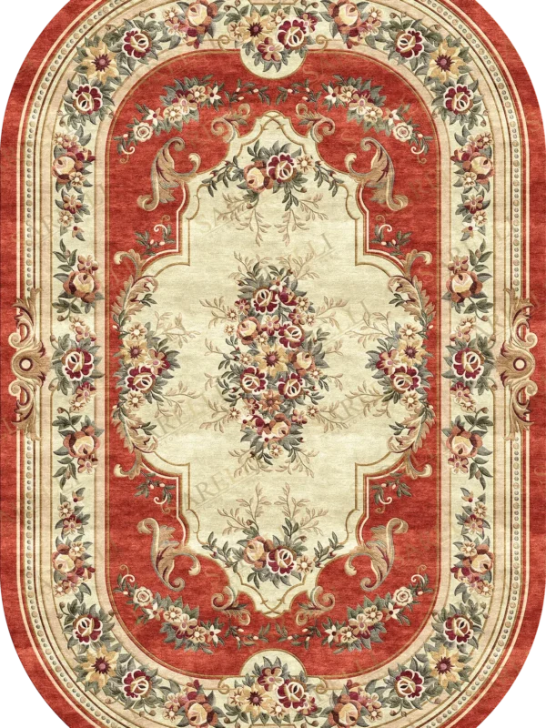 Ovale Jardin Aubusson