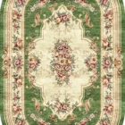 Sarelli Interiors Textiles Aubusson Garden Oval Classic Aubusson Style Custom Bespoke Elegant Italian Luxury Premium Handmade & Handtufted Area Rug Carpet, Made of Viscose Material, With Cotton Backing, 3 Levels Processing Method, 8-14mm Thickness, Available in Bamboo Silk, Tencel, Viscose, Fine Wool, Flame Retardant & Stain Resistant Optional Finishes