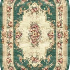 Sarelli Interiors Textiles Aubusson Garden Oval Classic Aubusson Style Custom Bespoke Elegant Italian Luxury Premium Handmade & Handtufted Area Rug Carpet, Made of Viscose Material, With Cotton Backing, 3 Levels Processing Method, 8-14mm Thickness, Available in Bamboo Silk, Tencel, Viscose, Fine Wool, Flame Retardant & Stain Resistant Optional Finishes