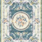 Sarelli Interiors Textiles Ethereal Bloom Framework Classic Savonnerie Style Custom Bespoke Elegant Italian Luxury Premium Handmade & Handtufted Area Rug Carpet, Made of Viscose Material, With Cotton Backing, 2 Levels & Carving Processing Method, 8-14mm Thickness, Available in Bamboo Silk, Tencel, Viscose, Fine Wool, Flame Retardant & Stain Resistant Optional Finishes
