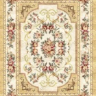 Sarelli Interiors Textiles Timeless Bouquet Medallion Classic Aubusson Style Custom Bespoke Elegant Italian Luxury Premium Handmade & Handtufted Area Rug Carpet, Made of Viscose Material, With Cotton Backing, 1 Level Cut Pile Processing Method, 8-14mm Thickness, Available in Bamboo Silk, Tencel, Viscose, Fine Wool, Flame Retardant & Stain Resistant Optional Finishes