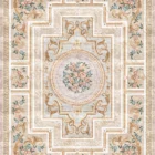 Sarelli Interiors Textiles Neoclassic Rosette Empire Classic Neoclassic Style Custom Bespoke Elegant Italian Luxury Premium Handmade & Handtufted Area Rug Carpet, Made of Bamboo Silk Material, With Cotton Backing, 2 Levels & Carving Processing Method, 8-14mm Thickness, Available in Bamboo Silk, Tencel, Viscose, Fine Wool, Flame Retardant & Stain Resistant Optional Finishes