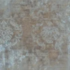 Sarelli Interiors Textiles Faded Damasque Contemporary Legacy Style Custom Bespoke Elegant Italian Luxury Premium Handmade & Handtufted Area Rug Carpet, Made of Viscose Material, With Cotton Backing, 2 Levels High & Low Processing Method, 8-14mm Thickness, Available in Bamboo Silk, Tencel, Viscose, Fine Wool, Flame Retardant & Stain Resistant Optional Finishes