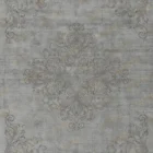 Sarelli Interiors Textiles Etched Medallion Contemporary Legacy Style Custom Bespoke Elegant Italian Luxury Premium Handmade & Handtufted Area Rug Carpet, Made of Viscose & Lincoln Wool Material, With Cotton Backing, 1 Level & Carving Processing Method, 8-14mm Thickness, Available in Bamboo Silk, Tencel, Viscose, Fine Wool, Flame Retardant & Stain Resistant Optional Finishes