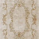 Sarelli Interiors Textiles Portal Scroll Contemporary Legacy Style Custom Bespoke Elegant Italian Luxury Premium Handmade & Handtufted Area Rug Carpet, Made of Viscose & Lurex Material, With Cotton Backing, Cut & Loop Processing Method, 8-14mm Thickness, Available in Bamboo Silk, Tencel, Viscose, Fine Wool, Flame Retardant & Stain Resistant Optional Finishes