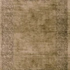 Sarelli Interiors Textiles Bloom Border Contemporary Legacy Style Custom Bespoke Elegant Italian Luxury Premium Handmade & Handtufted Area Rug Carpet, Made of Viscose & Lincoln Wool Material, With Cotton Backing, 2 Levels High & Low & Carving Processing Method, 8-14mm Thickness, Available in Bamboo Silk, Tencel, Viscose, Fine Wool, Flame Retardant & Stain Resistant Optional Finishes