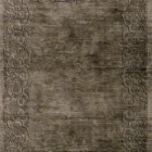 Sarelli Interiors Textiles Bloom Border Contemporary Legacy Style Custom Bespoke Elegant Italian Luxury Premium Handmade & Handtufted Area Rug Carpet, Made of Viscose & Lincoln Wool Material, With Cotton Backing, 2 Levels High & Low & Carving Processing Method, 8-14mm Thickness, Available in Bamboo Silk, Tencel, Viscose, Fine Wool, Flame Retardant & Stain Resistant Optional Finishes