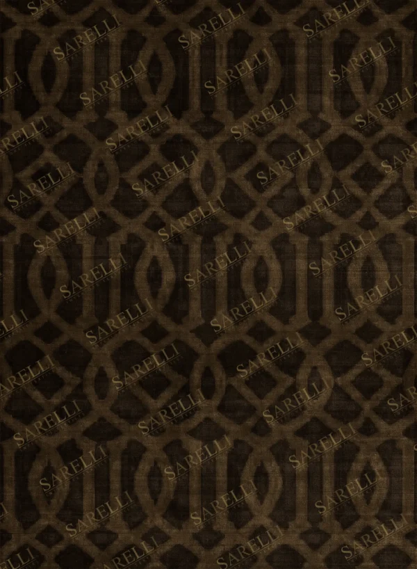 Sarelli Interiors Textiles Skyline Gate Contemporary Essence Style Custom Bespoke Elegant Italian Luxury Premium Handmade & Handtufted Area Rug Carpet, Made of Botanical Silk & New Zealand Wool Material, With Cotton Backing, 2 Levels High & Low Processing Method, 8-14mm Thickness, Available in Bamboo Silk, Tencel, Viscose, Fine Wool, Flame Retardant & Stain Resistant Optional Finishes