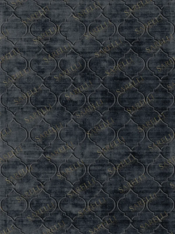 Sarelli Interiors Textiles Celestial Jewel Contemporary Essence Style Custom Bespoke Elegant Italian Luxury Premium Handmade & Handtufted Area Rug Carpet, Made of Viscose & Lurex Material, With Cotton Backing, Cut & Loop Processing Method, 8-14mm Thickness, Available in Bamboo Silk, Tencel, Viscose, Fine Wool, Flame Retardant & Stain Resistant Optional Finishes