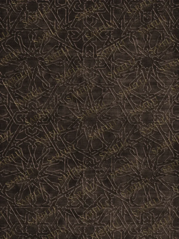 Sarelli Interiors Textiles Mystic Mandala Contemporary Essence Style Custom Bespoke Elegant Italian Luxury Premium Handmade & Handtufted Area Rug Carpet, Made of Bamboo Silk Material, With Cotton Backing, 1 Level Cut Pile & Carving Processing Method, 8-14mm Thickness, Available in Bamboo Silk, Tencel, Viscose, Fine Wool, Flame Retardant & Stain Resistant Optional Finishes