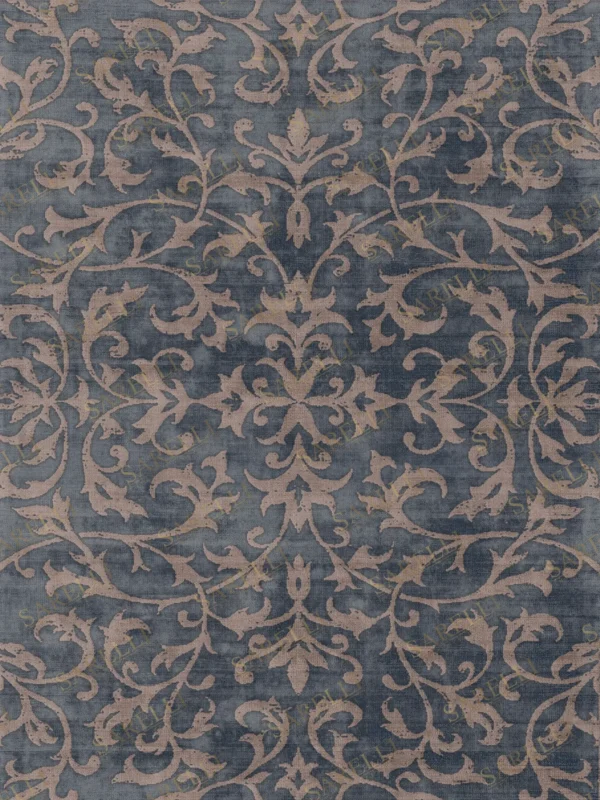 Sarelli Interiors Textiles Botanical Reverie Contemporary Earth Impression Style Custom Bespoke Elegant Italian Luxury Premium Handmade & Handtufted Area Rug Carpet, Made of Bamboo Silk & High Quality Wool Material, With Cotton Backing, 2 Levels High & Low Processing Method, 8-14mm Thickness, Available in Bamboo Silk, Tencel, Viscose, Fine Wool, Flame Retardant & Stain Resistant Optional Finishes