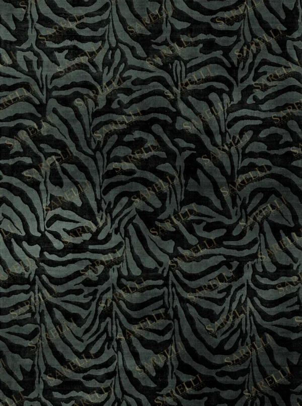 Sarelli Interiors Textiles Zebra Rhythm Contemporary Earth Impression Style Custom Bespoke Elegant Italian Luxury Premium Handmade & Handtufted Area Rug Carpet, Made of Bamboo Silk Material, With Cotton Backing, 2 Levels High & Low & Carving Processing Method, 8-14mm Thickness, Available in Bamboo Silk, Tencel, Viscose, Fine Wool, Flame Retardant & Stain Resistant Optional Finishes