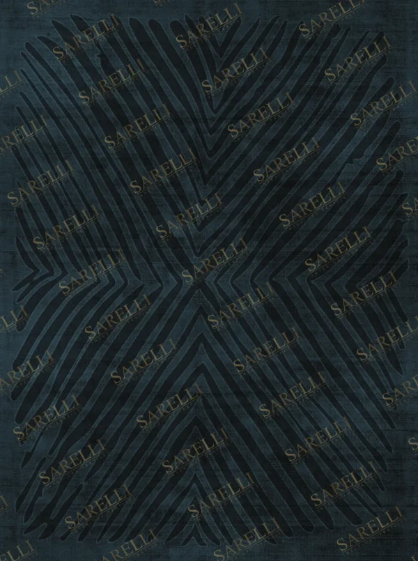 Sarelli Interiors Textiles Charcoal Angles Contemporary Earth Impression Style Custom Bespoke Elegant Italian Luxury Premium Handmade & Handtufted Area Rug Carpet, Made of Botanical Silk Material, With Cotton Backing, 2 Levels High & Low Processing Method, 8-14mm Thickness, Available in Bamboo Silk, Tencel, Viscose, Fine Wool, Flame Retardant & Stain Resistant Optional Finishes