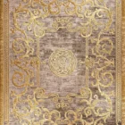 Sarelli Interiors Textiles Damasque Flourish Contemporary Gold Selection Style Custom Bespoke Elegant Italian Luxury Premium Handmade & Handtufted Area Rug Carpet, Made of Viscose Material, With Cotton Backing, 2 Levels High & Low Processing Method, 8-14mm Thickness, Available in Bamboo Silk, Tencel, Viscose, Fine Wool, Flame Retardant & Stain Resistant Optional Finishes