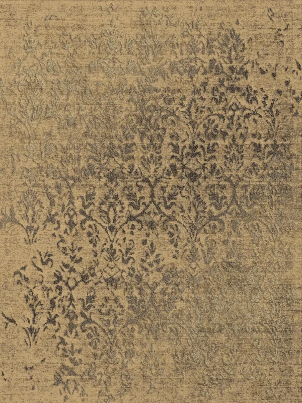 Sarelli Interiors Textiles Shadow Branches Contemporary Gold Selection Style Custom Bespoke Elegant Italian Luxury Premium Handmade & Handtufted Area Rug Carpet, Made of Viscose Material, With Cotton Backing, 2 Levels High & Low Processing Method, 8-14mm Thickness, Available in Bamboo Silk, Tencel, Viscose, Fine Wool, Flame Retardant & Stain Resistant Optional Finishes