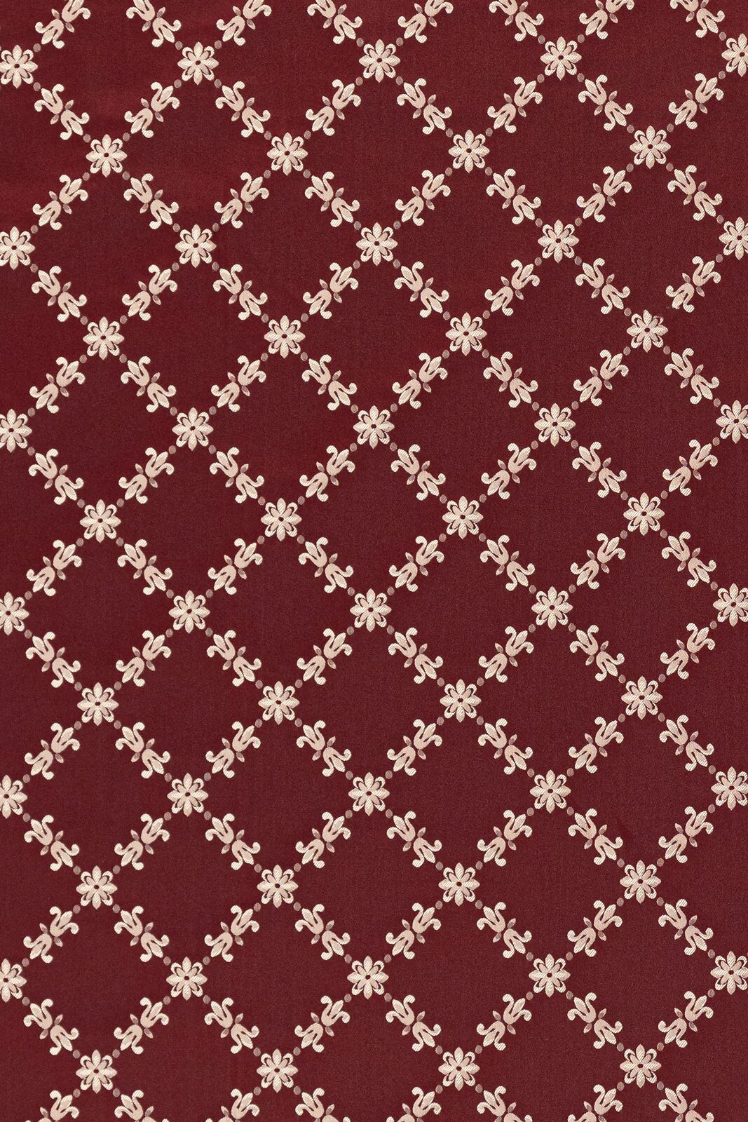 Damasque Collection Flower Coordinate fabric image CR view 2