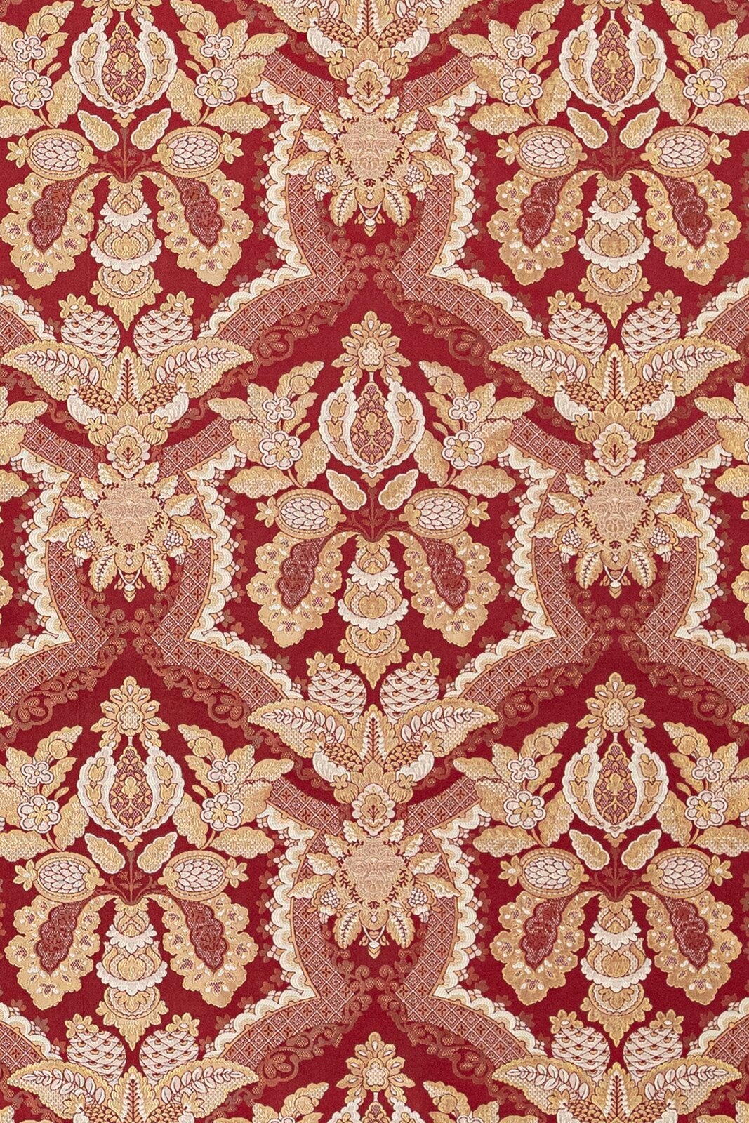 Milan Collection Flower Coordinate fabric image IR view 2