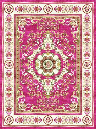 Aubusson Hand-Tufted Rug Collection rug 1005P high-resolution preview