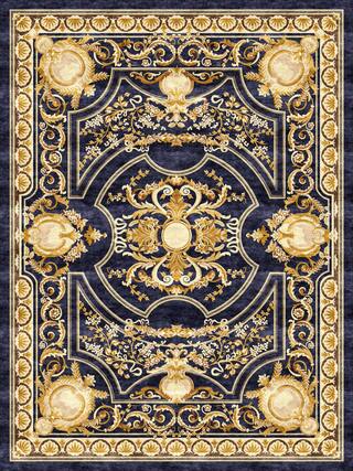 Aubusson Hand-Tufted Rug Collection rug 1029N high-resolution preview