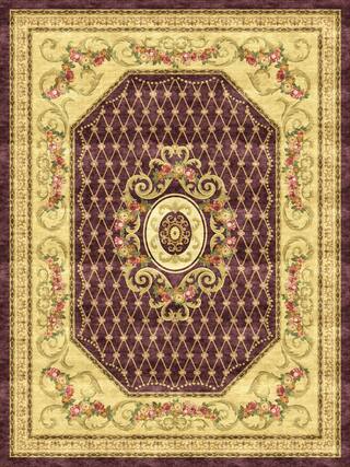 Aubusson Hand-Tufted Rug Collection rug 1078RE high-resolution preview