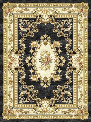 Aubusson Hand-Tufted Rug Collection rug 1082N high-resolution preview