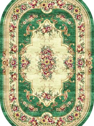 Aubusson Hand-Tufted Rug Collection rug 1083VS high-resolution preview
