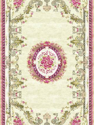 Aubusson Hand-Tufted Rug Collection rug 1101P high-resolution preview