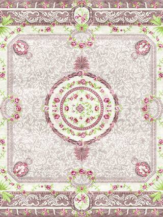 Aubusson Hand-Tufted Rug Collection rug 1108P high-resolution preview