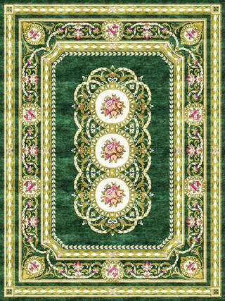 Neoclassic Hand-Tufted Rug Collection rug 1013V high-resolution preview