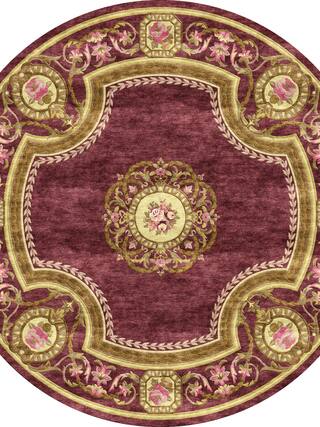 Neoclassic Hand-Tufted Rug Collection rug 1015RE high-resolution preview