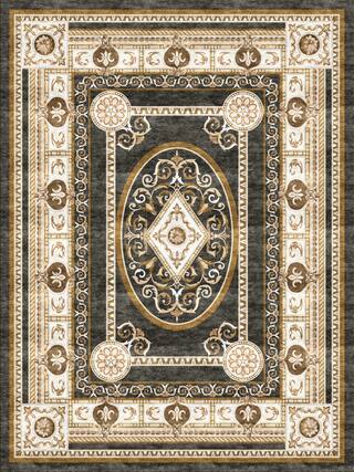 Neoclassic Hand-Tufted Rug Collection rug 1059GR high-resolution preview
