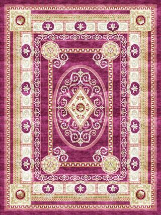 Neoclassic Hand-Tufted Rug Collection rug 1059RE high-resolution preview
