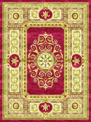 Neoclassic Hand-Tufted Rug Collection rug 1065RE high-resolution preview