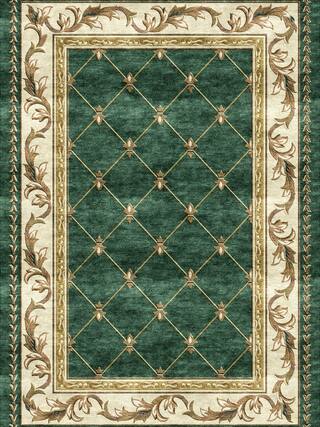 Neoclassic Hand-Tufted Rug Collection rug 1076V high-resolution preview