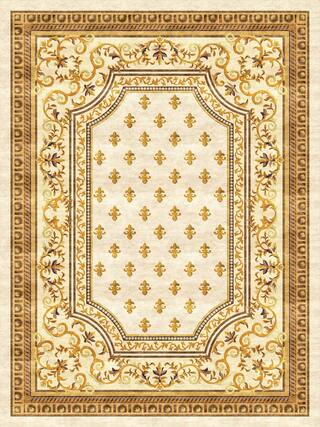 Neoclassic Hand-Tufted Rug Collection rug 1077IV high-resolution preview